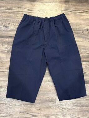 Dress Barn Navy Capris 18W